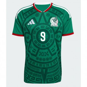 Mexico Raul Jimenez #9 Hjemmebanetrøje VM 2026 Kortærmet